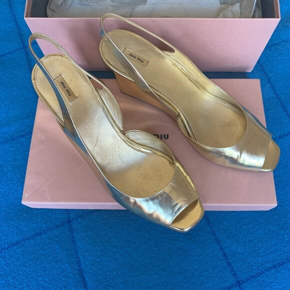 Miu Miu sling back pumps - Picture 1 of 5